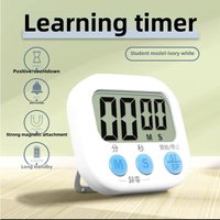 Digital Kitchen Timer with LCD Display, Stopwatch Countdown Alarm Clock, Multi-function Pomodoro Tool for Cooking Baking Home