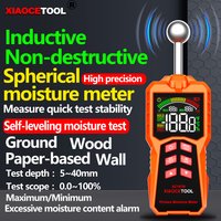Spherical non-destructive induction moisture meter, high-precision wall water leakage detector, wood furniture humidity tester