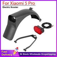 Rear Mudguard Rear Fender Bracket For Xiaomi 5 Pro Electric Scooter Taillight Accessories Scooter Mudguard Replace Accessories