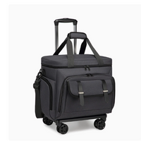 Large Capacity Rolling Teacher Bag Teacher's Rolling Handbag with Detachable Wheels Trolley Wheels Travel Suitcase with Wheels