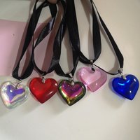 Simple Love Heart Aesthetic Necklace Fashion Simple Clavicle Chain Women Girls Wedding Jewelry Party Birthday Gift