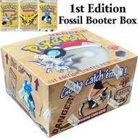 Pokémon Fossil Booster Box TCG 1st Edition 36 Pack Aerodactyl Lapras Zapdos Pack Base Jungle Box Proxy Toys Collector's Cards