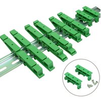 1pair DRG-01/DRG-02/DRG-03 Circuit Board Bracket Spare Parts DIY PCB Connectors DIN 35 Rail Mount Carrier Clips Connectors