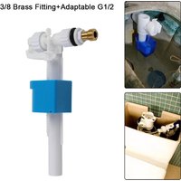 1Pcs Cistern Filling Valve G3/8 G1/2 Inch Brass Connection Cistern Toilet Inlet Valve Plastic Flush Valve Accessories