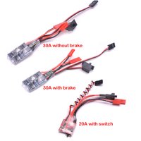 Micro ESC 20A 30A Brushed ESC RC ESC Electric Speed Controller 2S 4~8v for DIY Mini 1/16 1/18 1/24 RC Car Boat Tank