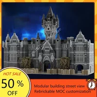 8326PCS Medieval Castle Puzzle Model MOC DIY Christmas Toy Set for Children Frankenstein Experiment Theme Holiday Christmas Gift