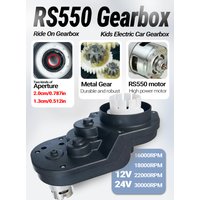 10Tooth Motor Gearbox for Children Elecrtic Car ,RS555 High Power Transmission for Ride On Toys Car,Ride On Reducer