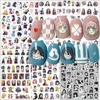TSC-344 Demon Slayer Kamado Tanjirou Kamado Zenits Rengoku Kyouju Anime 3d nail art sticker stamp decal nail slider nail decor