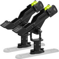 Kayak Fishing Rod Holder, Fishing Boat Rod Holder for Track Mount Deck Mount Fishing Rod Holders for Boat, 360 Degree Adjustable