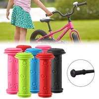1Pair Rubber Bicycle Handle Bar Anti-slip Waterproof Tricycle Scooter Bikes Handlebar For Kids Child Cycling Handle Bar 5 Colors
