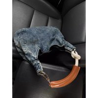 CGCBAG Casual Denim Canvas Tote Bag For Women Simple Lage Capacity Shoulder Bag Korean Fashion Crossbody Bag Designer Handbags