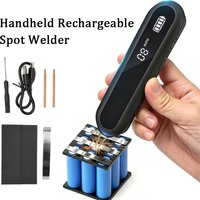 Mini soudeuse par points tout-en-un, machine de soudage par points portative, 12 vitesses réglables, outil de soudage par points pour batterie au lithium 18650 DIY