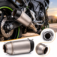 Robuster, universeller 51-mm-Auspuff-Slip-on aus Kohlefaser für Motorräder, NEU, passend für ZX10R, ZX25R, Z900.
