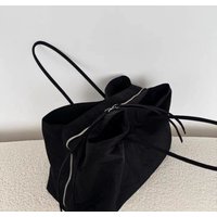 Tote Underarm Bag Multiple Compartments Fashionable Comfortable Solid Simple All-matching Soft Daliy Personality