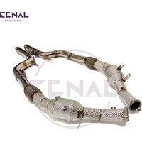 Ecnal Exhaust System for Mercedes-benz AMG W222 S63 5.5T 2014-2017 Car Sport Exhaust Downpipe SS304 Exhaust-pipe