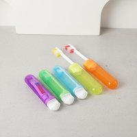 5pcs Travel Portable Folding Toothbrush Super Soft Bristle Toothbrush Fold Camping Hiking Outdoor Easy To Take Teethbrush