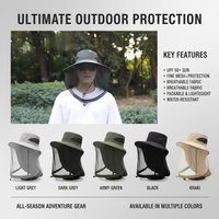 Mosquito Proof Hat Men Fishing Covering Protection Breathable Mesh Visor Night Insect Women Summer StyleOutdoor Fashion Shade