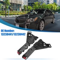 X Autohaux 1 Pair Left Right Front Bumper Bracket No.13238441/13238442 for Buick Regal 2009 2010 2011 2012 2013 2014 2015 2016
