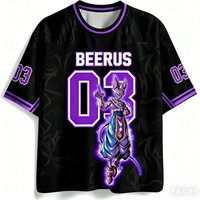 Latest Dragon Ball Anime Short Sleeved T-shirt for Both Men and Women, Casual Sports Fashion, Adults and Children