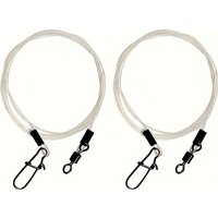 12PCS Fluorocarbon Fishing Leaders,Equipped with High-Speed 360° Rotating Swivels Saltwater & Freshwater Fishing for Pike Bass