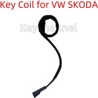 1pcs Car Key Coil ID48 Immo Coil Transponder Key Coil for Key Programming Cable for POLO JEETA TIGUAN Skoda Key Programming