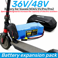 36V48V4.4Ah6.8Ah10Ah12Ah14Ah Battery Pack for Xiaomi M365 PRO PRO2 1S Mi3 Essential Extra Paralleling Expansion with Battery Bag