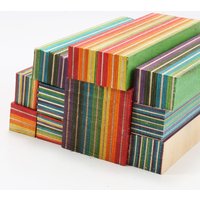 Colored wood Colored Solid Wood Multi-layer Compressed Wood Pen Knife Handle Buddha Bead Carving Materials Colorful Material image 4