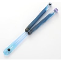 Practice Balisong Training Folding Flail Knife Outdoor Trainer Tanto Pocket No Sharp EDC Tools Fidget Knife Toy Outdoor Tools
