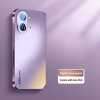 For MI POCO X8 Pro Max Redmi Turbo5 Max Case Luxury Frosted Plating Acrylic Cover Skin-friendly feel Lens Film Protection Funda