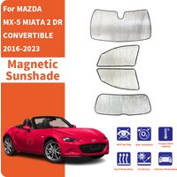 Car Window Sunshade Anti-UV Car Sun Window Visors Sunshade Covers Accessories For MAZDA MX-5 MIATA 2 DR CONVERTIBLE 2016-2023