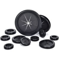 30/50/100Pcs Cable Grommet Gasket Rubber Hole Wiring Cable Washer 20/22/25/30/32/35mm Hole Cover Coil Blanking Wire Protection