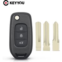 KEYYOU NEW For Renault Kwid 2023 Kadjar Captur Megane Sandero Stepway Logan Clio 5 2022 Arkana 2020 2021 Car Key Case