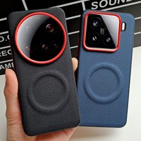 For Xiaomi Mi 15 14 13 Ultra Case Luxury PU Magnetic Wireless Charging Protective Back Cover Case For Xiao POCO F7 Ultra F7Pro