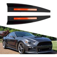 Car Side Skirts Extension Winglet Bumper For Ford Mustang ROUSH 2015-2025 Acessories Body Extension Rocker Splitters Diffuser