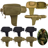 1/2/3/5PCS Oxford Cloth Outdoor Tactical Bag Waterproof Waist Bag Adjustable Tactical Belt Bag for Hunting Camping Riding