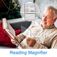 1pcs/3pcs/5pcs Full Page Large Sheet Magnifier Magnifying Glass 3X A5 Ultra-thin Reading Aid Magnifier Lens Foldable 2026 New
