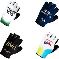 AliExpress NONE White CAJA RURAL Cycling Gloves Half Finger Men Women Total Team MTB Ropa Bike Gloves Running Fitness Gym Riding Bicycle Gloves