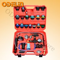28-teiliger universeller Kühler-Druckprüfer, Vakuum-Kühlsystem-Tank-Nachfülltester, 3,5 Bar, für BMW, VW, Ford, GM
