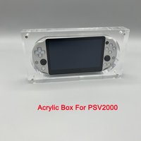 Transparency Acrylic Shell Magnetic Suction Cover Storage Box Display Case For PSVita2000 PSV2000 Game Console