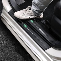 Car Door Sill Sticker Scuff Door Panel Guards Car Decor For Land Rover Range Rover Evoque discovery Freelander Car Accessories