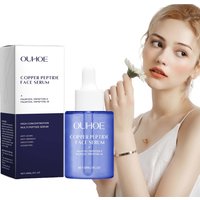 Copper Peptide Facial Serum Firming Skin Lighten Fine Lines Hydrating Moisturizing Smooth Facial Skin Brightening Care Serum
