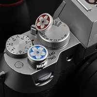 Sakura Metal Shutter Button for Fuji Nikon Canon X100VI XT50 ZFC Z30 Z50 GR3X XM5 XT30 XT30II XT30 Decorative Accessories