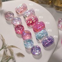 MIANEL 10ML Nail Art Deer-Inspired Glitter Gel Nail Polish Summer Popular Style Versatile Super Glitter Gel for Nails Toenails