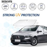 Windshield Sun Shade For Mercedes Benz B Class B180 B200 W245 W246 W247 Sunshade Sun Visor Protector Foldable Blocks UV Rays