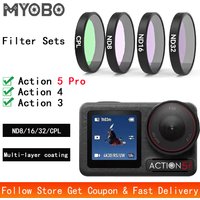 MYOBO filters for DJI Action 5 Pro UV CPL Neutral Density Filter for DJI Osmo Action 3/4/5 Pro Action Camera Accessories