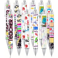 6/12/18 Pcs Teacher Ballpoint Pens Bulk Black Ink Pens for Women Teacher Office Work Supplies Gifts for School Teacher Colleague