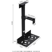 CP-02 30kg Universal PC Case Holder Under Desk Wall Side Width Height Adjust Computer CPU Stand Mainframe Hanger Host Box Stand