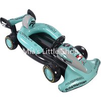 New Inflatable Racing Float Large Cartoon Model PVC F1 Seat Lounge For Adult Water Play