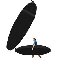 Bodyboard Bag High-Capacity Foldable Drawstring Surfboard Storage Cover for Short Long Paddleboard Snowboard Skateboard Outdoor