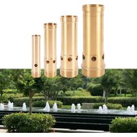 3/4" 1" 1.5" 2" Brass Spring Bubbling Fountain Nozzle Garden Pond Fountain Bubble Pearl Sprinkler Garden Landscape Pond Fountain